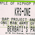 KRS-ONE tix