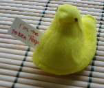 the token peep