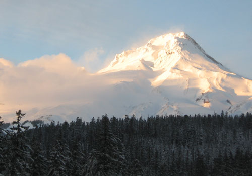 Mt. Hood near sunset