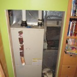 Furnace through access door