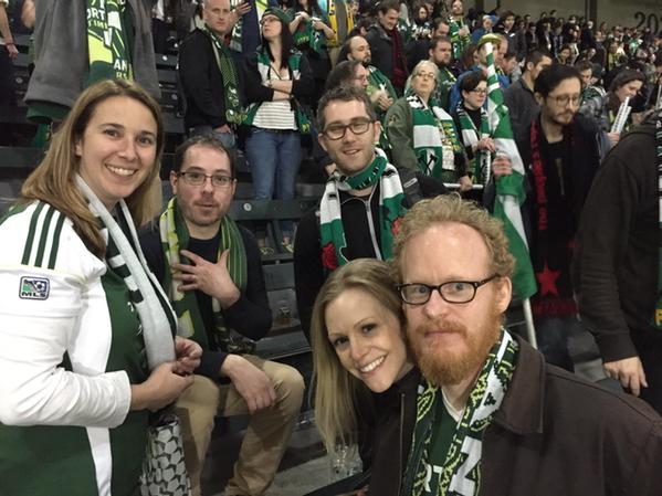 Tweet: Thanks to EblenFreed for the Timbers season opener…