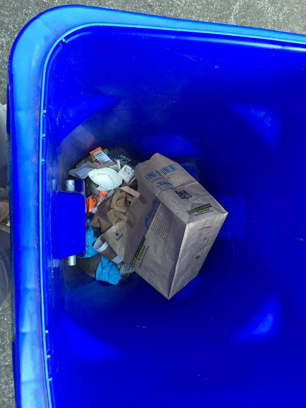 Tweet: Left my recycling bin out an extra day. New Season…