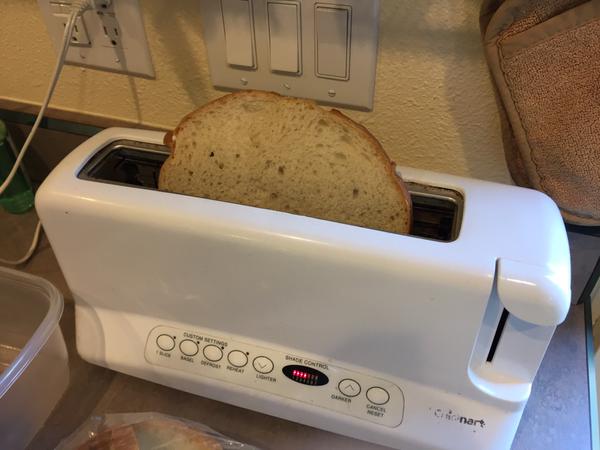 Tweet: It may take a while to toast enough bread for 4 BL…