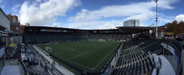 Tweet: Lovely day for a playoff derby game. #RCTID https:…