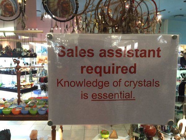 Tweet: “Knowledge of crystals is essential.” https://t.co…