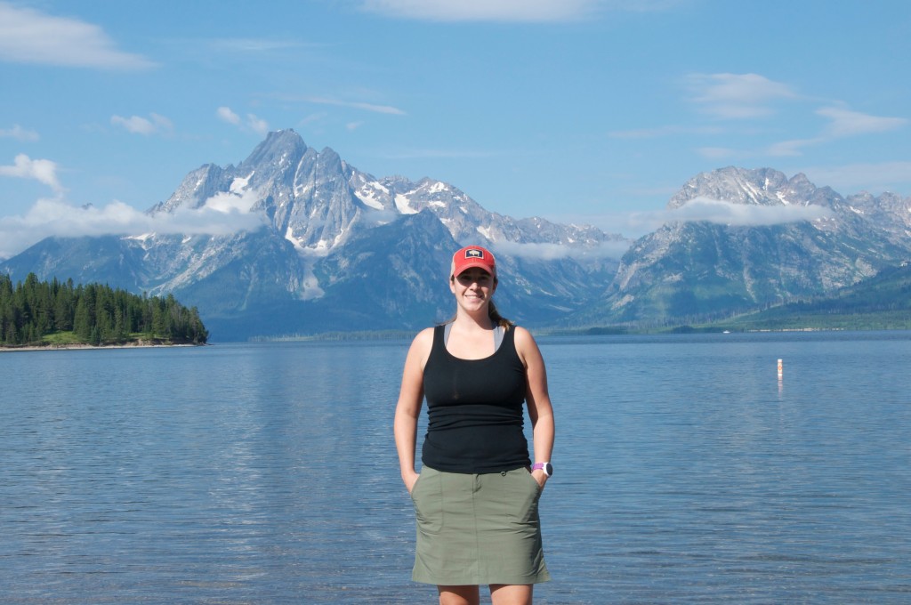 Michelle and the tetons