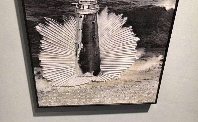 Tweet: Tactile photograph in the Pulitzer gallery in the…