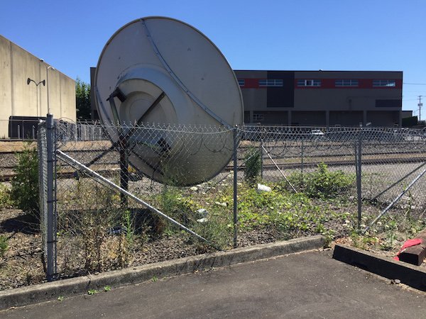 Tweet: Facilities wants to get rid of this old satellite…