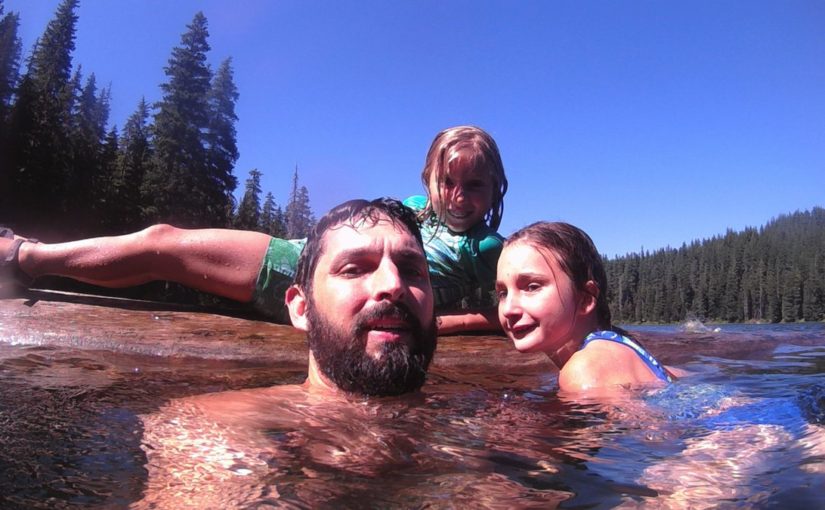 Tweet: Summer lake swimming in the Olallie Lake Scenic Ar…